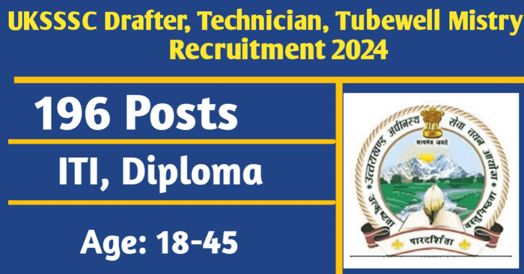 UKSSSC Recruitment 2024